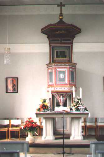 Altar mit Kanzel